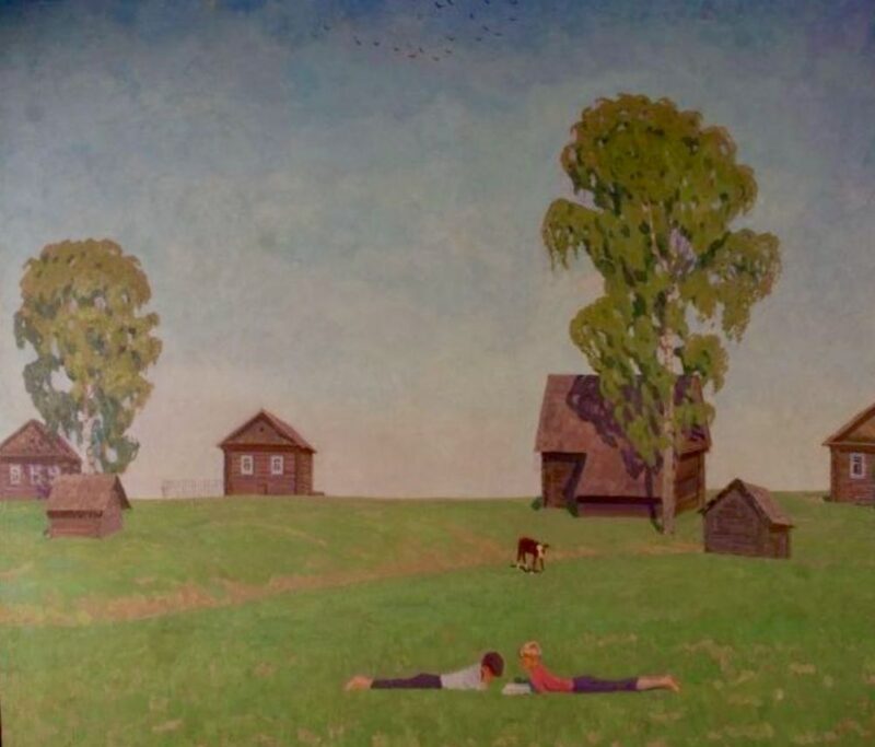 Картина В.М. Сидорова «Пора безоблачного неба»