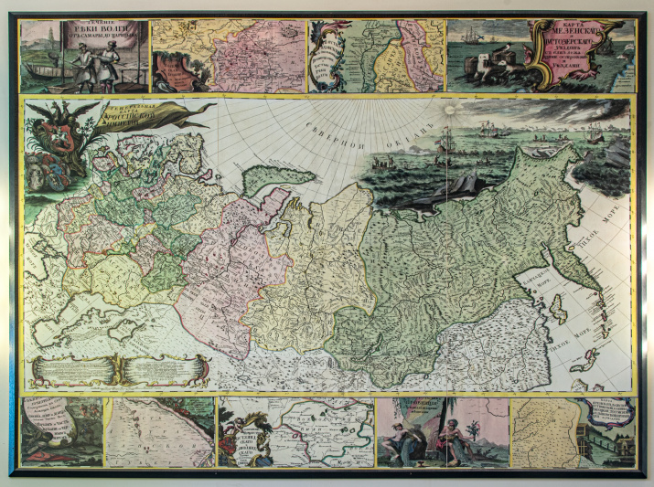 Генеральная карта Российской империи.1745 год