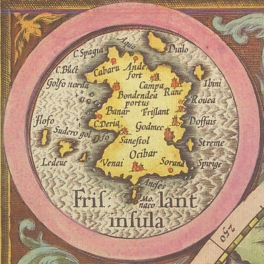 Фрисланд на картах Европы 