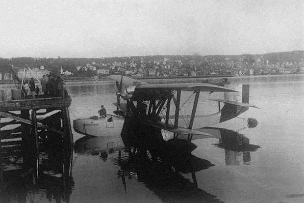 «Латам-47» — последний самолет Амундсена. Тромсе, 18 июня 1928 года