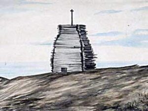 Такие знаки – «маяки» – ставили на приметных местах отряды Великой Северной экспедиции