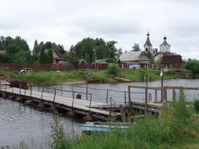 Новоладожский канал в селе Чёрное