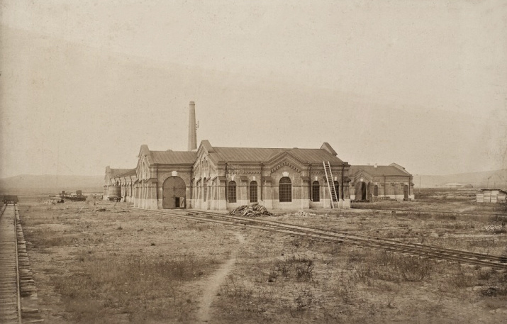 Мастерские на станции Никольское Уссурийской железной дороги, 1900 год