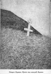 Остров Беринга. Крест над могилой Беринга