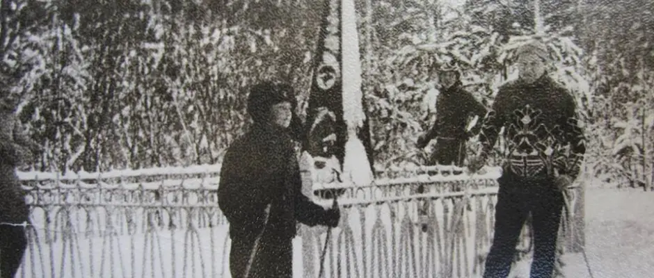 Могила Г. Гагарина 1974 год