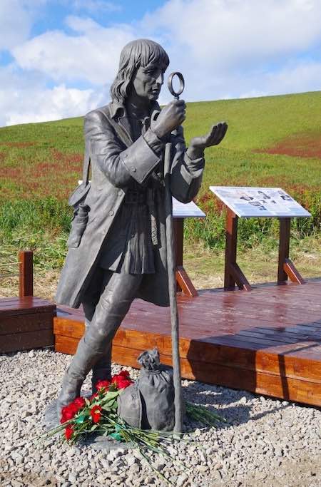 Памятник Георгу Вильгельму Стеллеру. Автор  Илья Павлович Вьюев