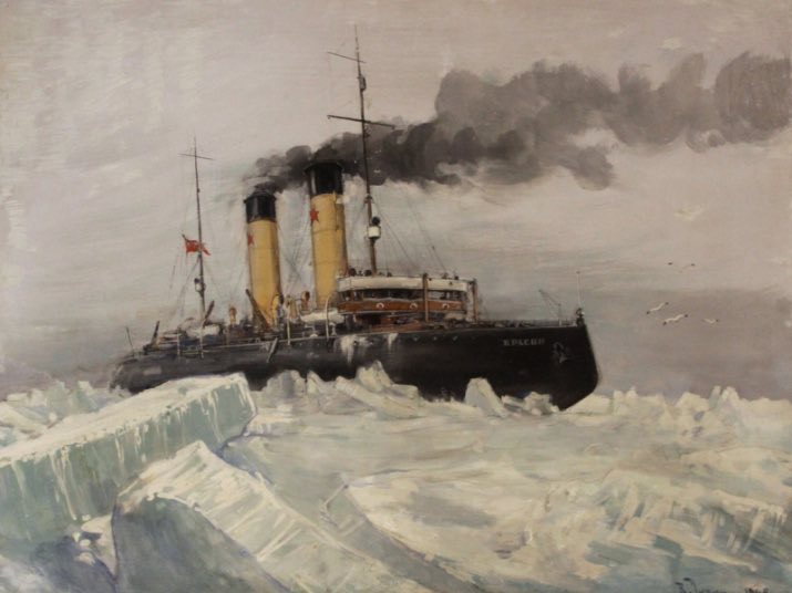 В какой-то момент экспедиции льды оказались сильнее самого мощного ледокола. Фото: Музей Ледокол «Красин»