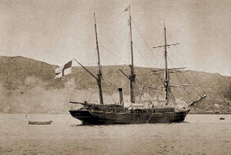 Яхта «Заря» в Норвегии, 1899 г.