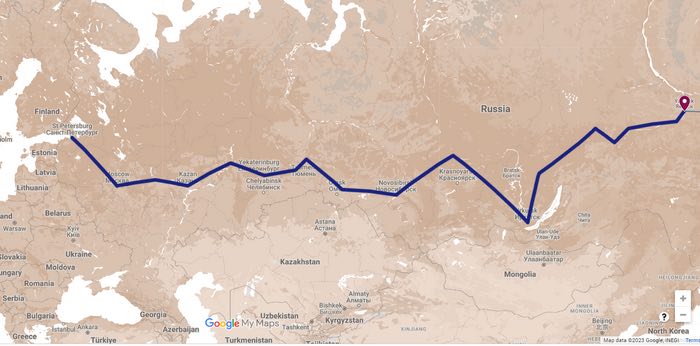 Дорога на базу экспедиции – в Якутск.